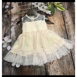 Váy công chúa -thiết kế cao cấp cho bé-ren voan loại mềm- bên trong có lớp lót cotton