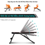 OneTwoFit Ghế tập tạ đa năng gập bụng chống đẩy tập gym đa năng có thể gấp lại — ảnh 4