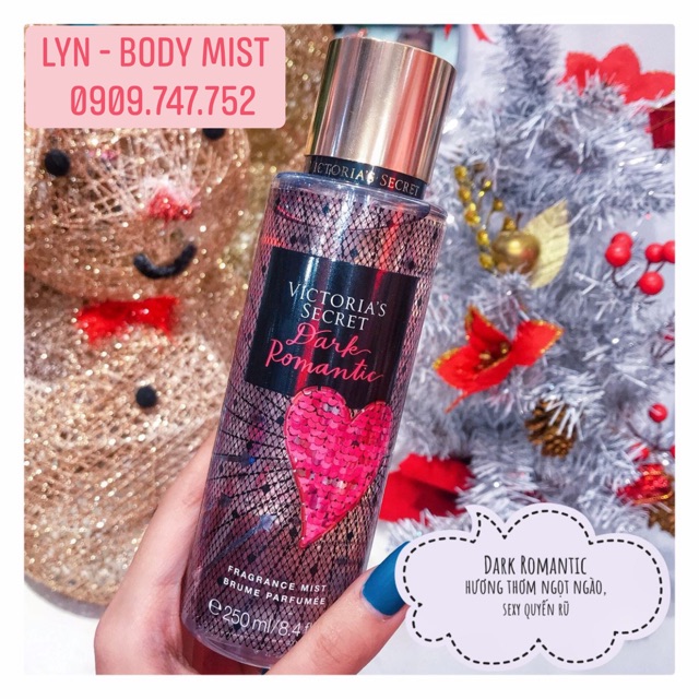 [HÀNG SẴN] Nước Hoa Xịt Thơm Toàn Thân Victoria’s Secret Dark Romantic