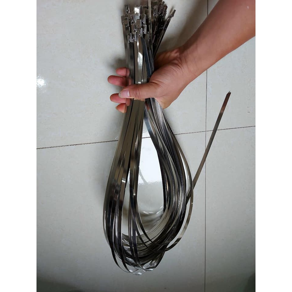 100 Dây rút INOX 304 kích thước 4.6x800mm ( 1 Bịch = 100 sợi) | Shopee ...