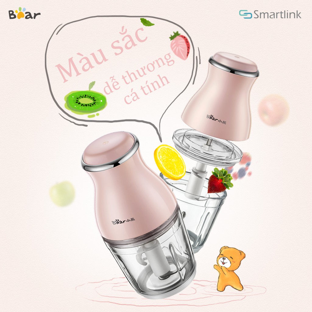 Ảnh Máy Xay Thực Phẩm 0.6L Đa Năng Bear QSJ-B02U2 - Hàng Chính Hãng - Bảo Hành 18 tháng 2