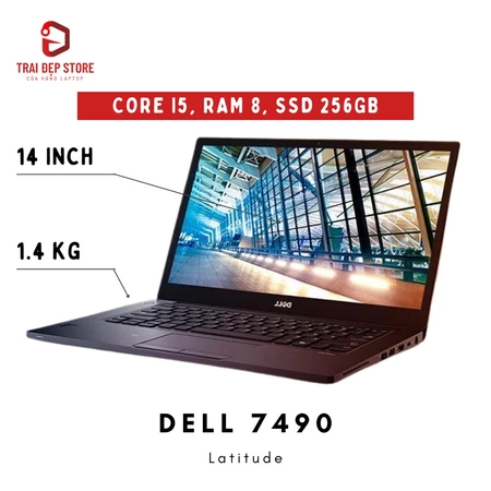 Laptop Dell Latitude 7490 Core i5 gen 8, Ram 8GB, SSD 256GB Full HD IPS