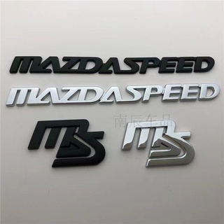 MAZDA SPEED BIỂU TƯỢNG LOGO từ ngữ ĐA NĂNG cx3 cx5 mazda 3 mazda 6 mazda 2 lưới tản nhiệt biểu tượng ms matt chrome đen