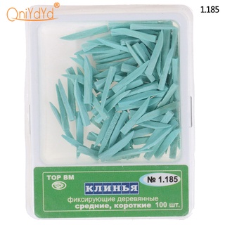 Kqhl # Bộ 100 Miếng Gỗ Chêm Cố Định Nha Khoa