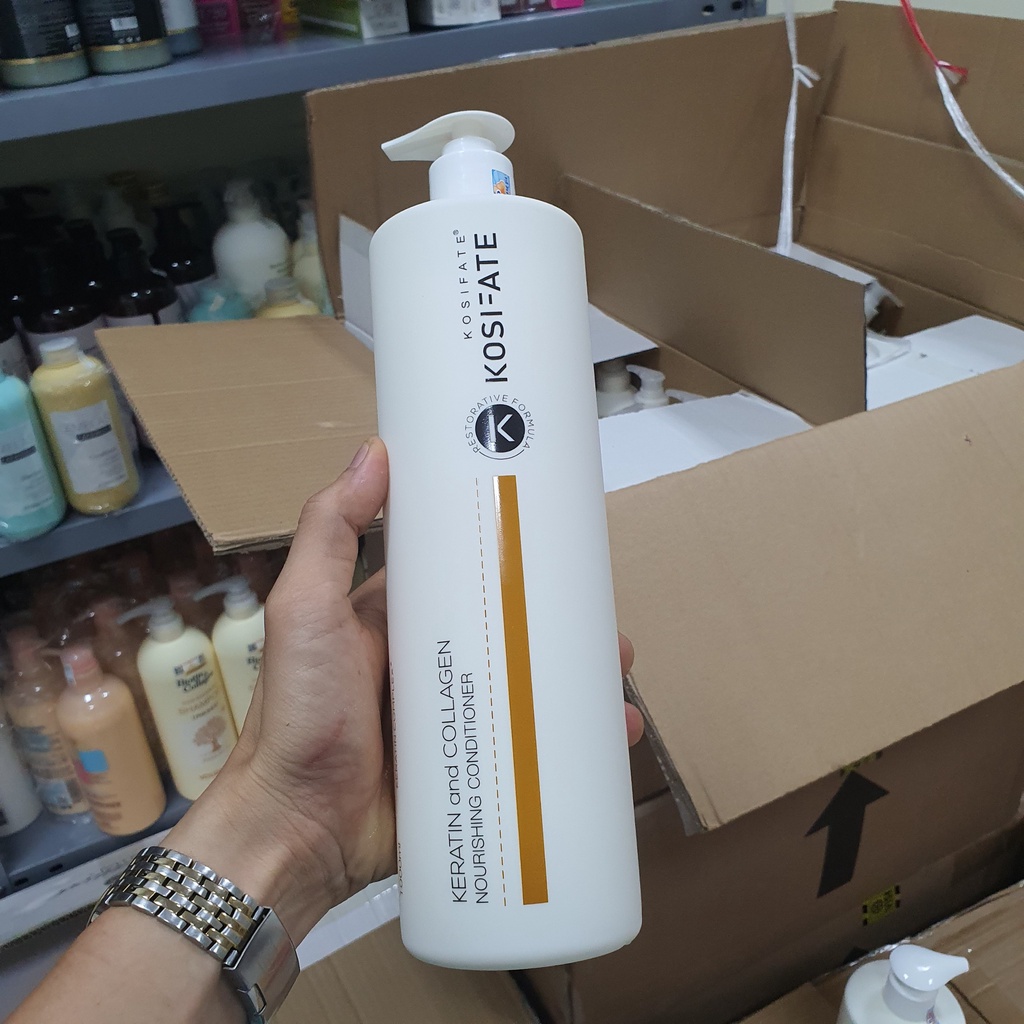 Dầu Gội xả dưỡng sinh KOSIFATE 500ml - 1000ml giúp giảm rụng tóc, giảm gàu, giảm dầu