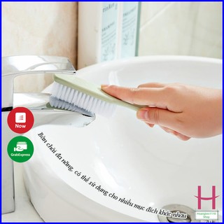 Bàn Chải Chà Giày, Giặt Quần Áo Cán Dài đa năng cáo tay cầm { H }