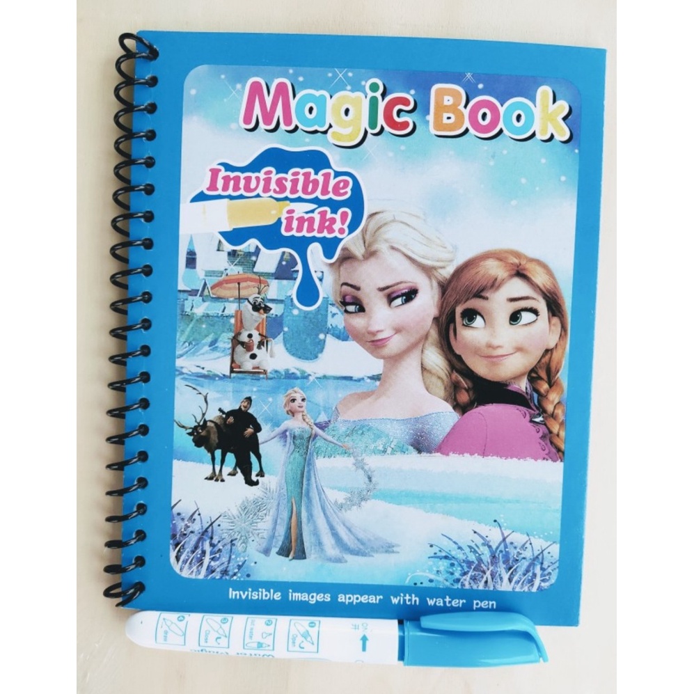 Đồ chơi bộ tô màu nước không dính bẩn tay chân nhiều chủ đề cho bé