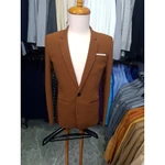 Áo Vest Nam Form Ôm Body Chất Liệu Vải Mềm Mịn co giãn nhẹ (áo lẻ không quần) may 3 lớp đệm ngực độn vai tặng cà vạt — ảnh 5