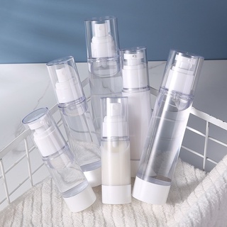 [HCM]Chai Hút Chân Không 30ml/50ml - Chai Lọ Nhựa Trong Suốt Xịt Nhỏ Giọt Hút Chân Không - Chai Chiết Mỹ Phẩm