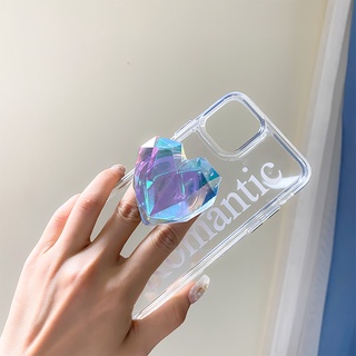 Giá Đỡ Điện Thoại Laser Hình Trái Tim 3d Màu Trơn Dễ Thương