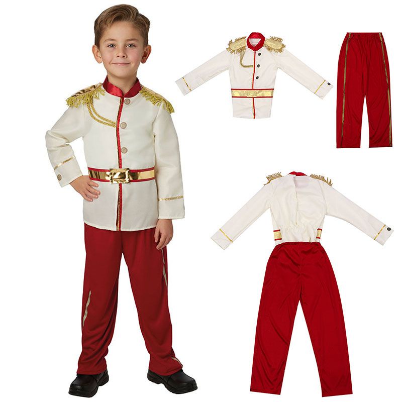 Trẻ Em Bạch Tuyết Bé Trai Hoàng Tử Quyến Rũ Trang Phục Cho Trẻ Em Halloween Cosplay Nhà Vua Trang Phục Fantasia Hoàng Gia Quần Áo