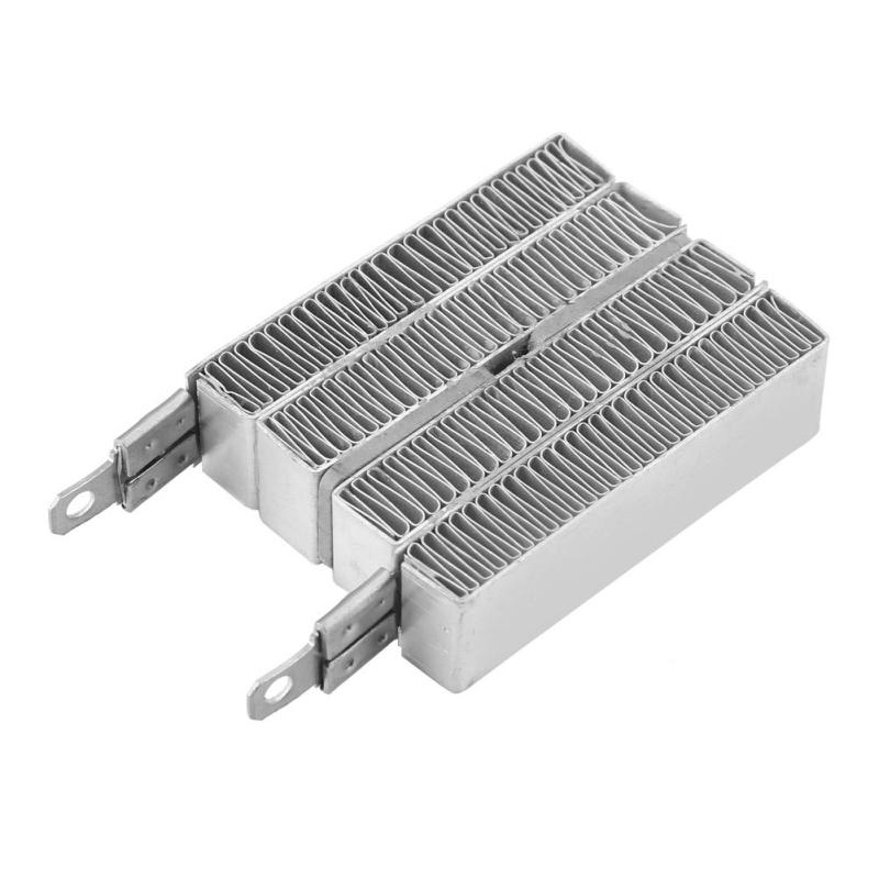 Rrianfo Điện trở làm nóng PTC 12V/24V cố định nhiệt độ với vỏ nhôm chuyên dụng 70W; 150W 74*22mm