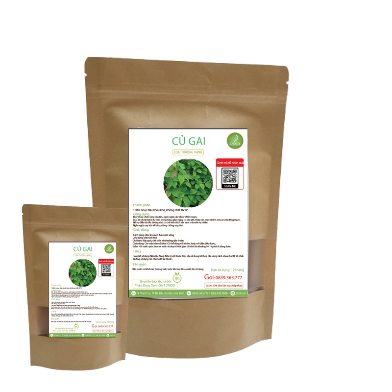 Củ gai khô thượng hạng JINDO 1kg tác dụng an thai, dưỡng thai, cầm máu