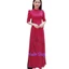 Áo dài truyền thống chấm bi tay phồng lụa hàn châu