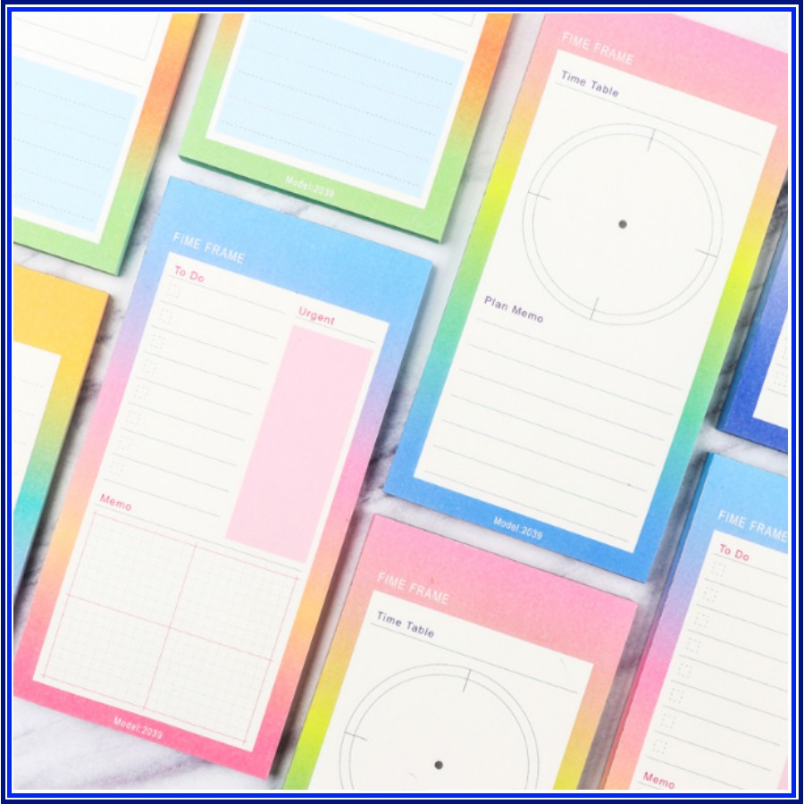 Tập giấy plan note giấy màu | Shopee Việt Nam