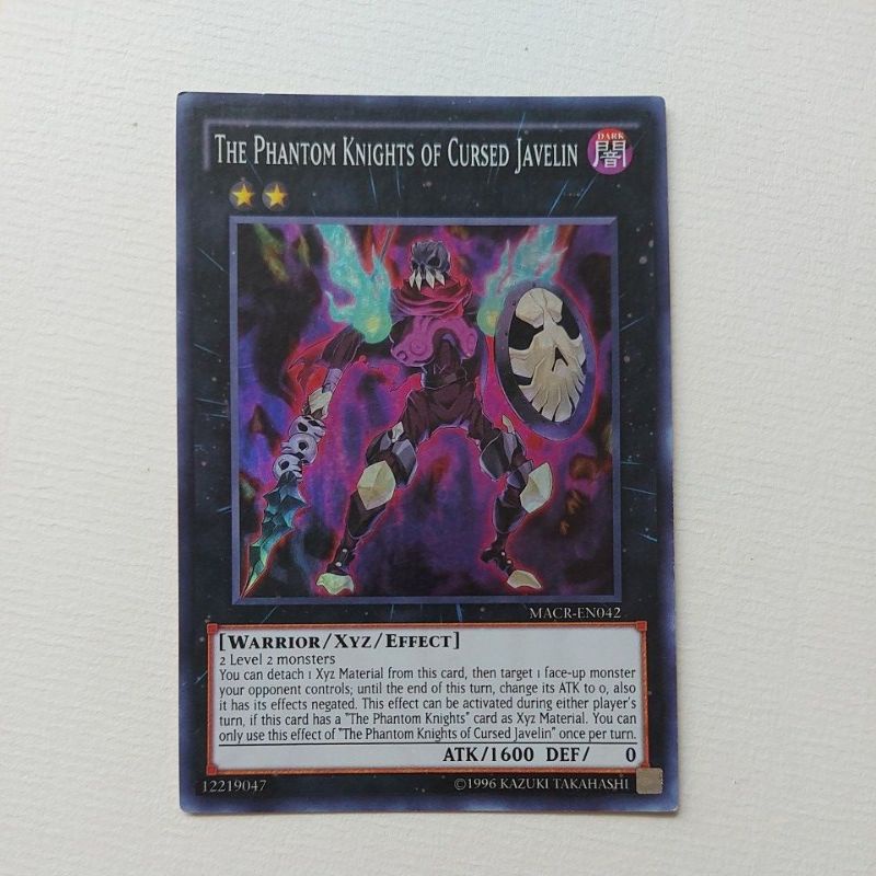 thẻ bài yugioh tcg The Phantom Knights of Cursed Javelin (macren042