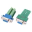 BTM D-SUB DB15 VGA Nữ Nam Cắm Đột Phá Thiết Bị Đầu Cuối Loại Vít Đầu Nối DIY