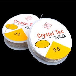 Dây cước thun xỏ hạt, xâu vòng tay, handmade [lốc 10 cuộn] trong suốt, dây gân làm phong thủy, tattoo choker co giãn