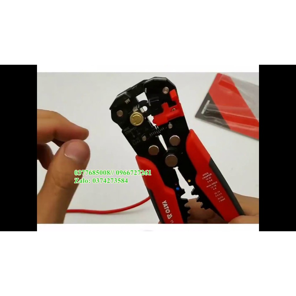 Kìm tuốt dây điện đa năng Yato YT-2313, kìm bấm cos - YT-2313 | Shopee ...