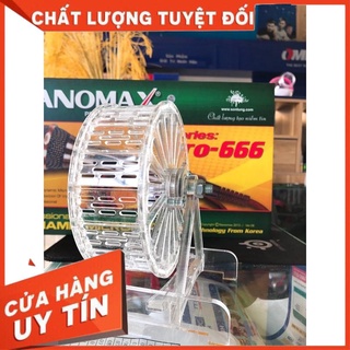 [FreeShip] Vòng quay trong suốt, hamster Wheel, Size S D 12.5cm