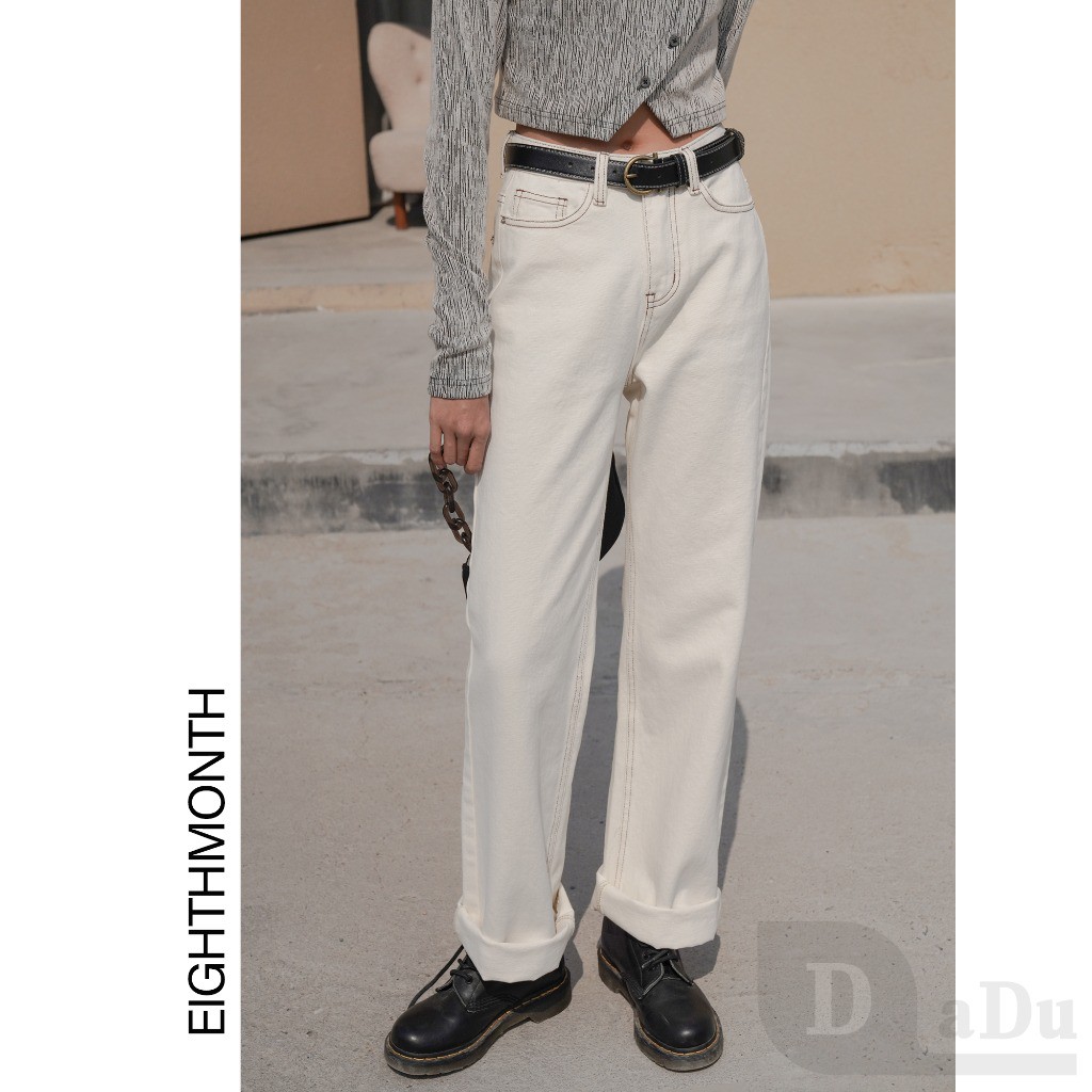Ảnh Quần jeans ống rộng thời trang dành cho nữ 4