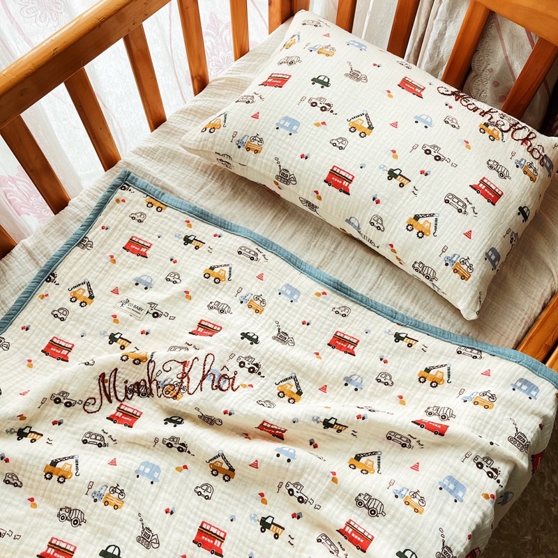 SET CHĂN GỐI MẦM NON CHO BÉ