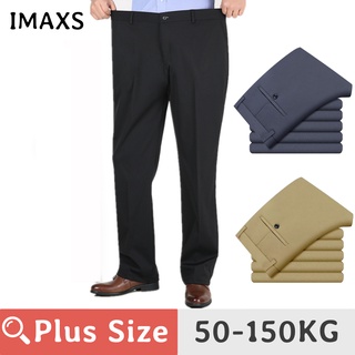 Quần Tây Đen Cỡ Lớn 50-150KG Thời Trang Công Sở Lịch Lãm Cho Nam