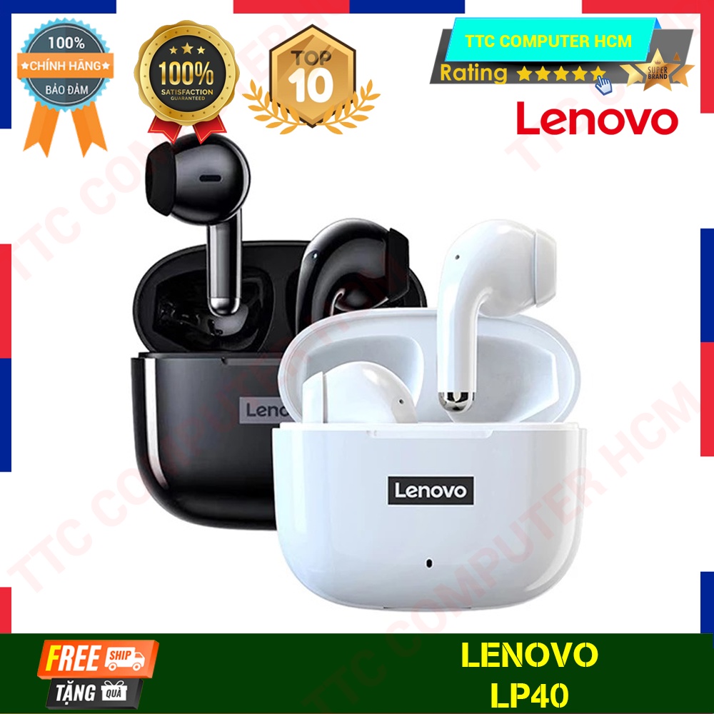 Lenovo Lp40 Tai Nghe Không Dây Lenovo Live Pods Lp40 Tws Kết Nối Bluetooth 50 HÀng ChÍnh 8979