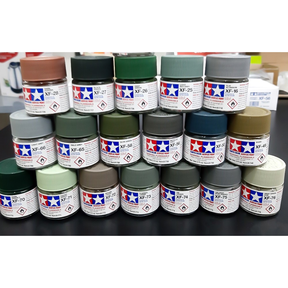 Sơn Mô Hình Tamiya Acrylic Paint Xf-21 ~ Xf-60 [Smh] | Shopee Việt Nam