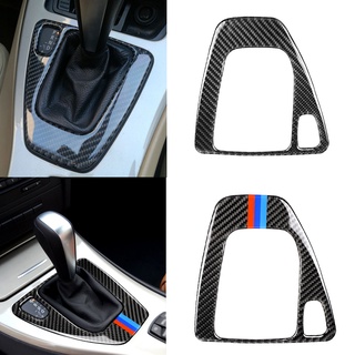 Dành Cho Xe BMW E90 E92 E93 3 Series 2005-2012 Sợi Carbon Nội Thất Ô Tô Bánh Răng Dịch Chuyển Bảng Dán Bao Viền Hộp Số Trang Trí Decal