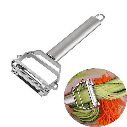 Dụng cụ gọt bào sợi rau củ inox thép không gỉ tiện lợi đa năng