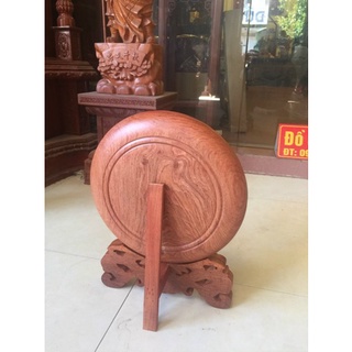 Đĩa phong thủy trạm thuận buồm xuôi gió gỗ hương đá nguyên khối
