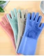 Bao Tay Rửa Chén Silicon Găng Tay Rửa Chén Bát Silicon Vệ Sinh Nhà Cửa Đa Năng