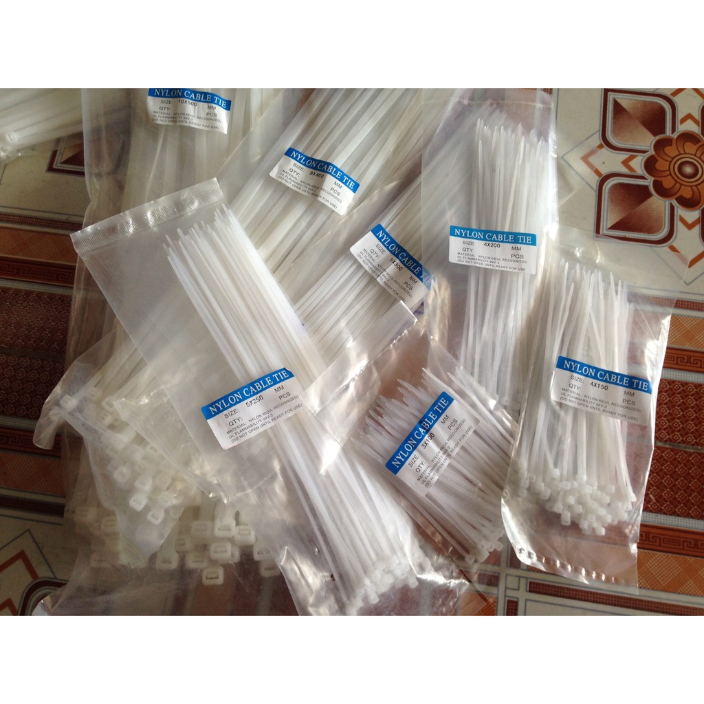 Dây rút nhựa 10cm ,15cm, 20cm, 25cm, 30cm | Shopee Việt Nam