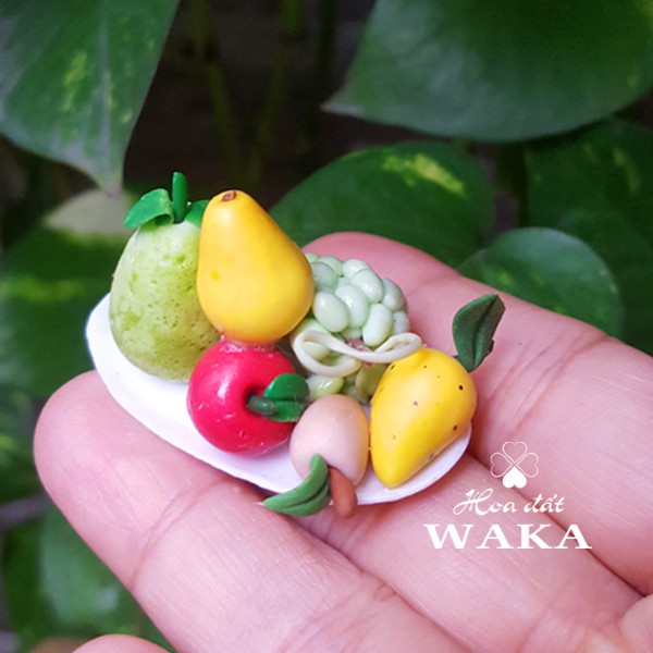 Dĩa Trái Cây- Rau Củ Mini 05- Mô hình 1/12 | Shopee Việt Nam