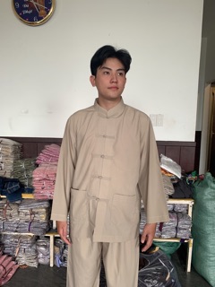 Đồ lam nam đi chùa cổ trụ, pháp phục nam lãnh tụ