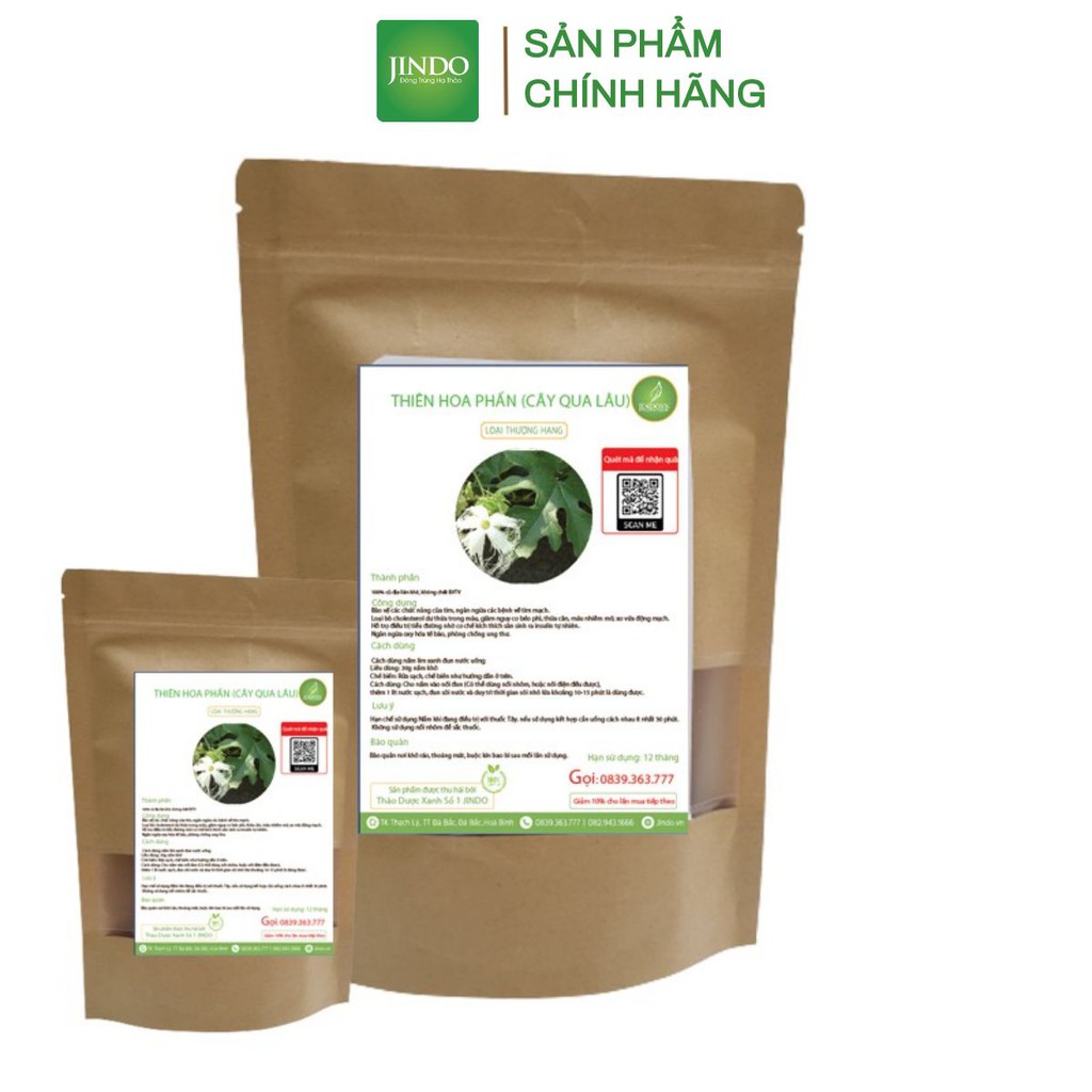Thiên hoa phấn khô thượng hạng JINDO 1kg