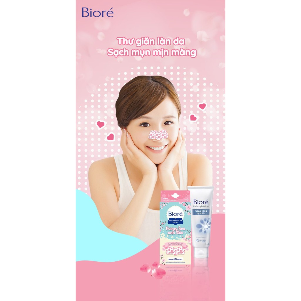 Miếng Dán Bioré Lột Mụn Mũi 4PCS