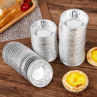 Đế bạc nhôm nướng bánh tart trứng,Khuôn Nhôm Làm Bánh Tart Trứng Dùng 1 Lần