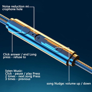 Tai Nghe Nhét Tai HiFi S2000 Pro Super Bass Âm Thanh Khủng có dây và micro chống ồn , Chơi Game Ngon