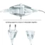 Dây mở rộng ZENZON Cắm EU Dây đèn LED tiêu chuẩn Cắm cáp Đèn Giáng sinh 3 / 5M Dây nối dài dây đèn