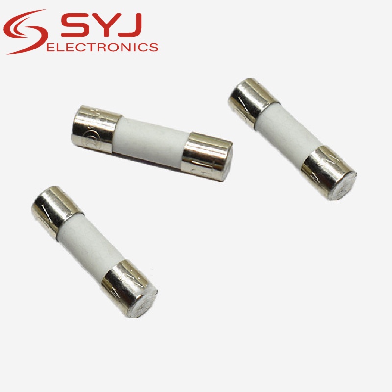 10 cái / lốc T6.3AH 250V 5 * 20MM cầu chì gốm