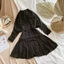SET ĐẦM VẢI TWEED ĐEN - SET ĐẦM BỐ ĐEN - MÈO INDA HOUSE