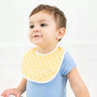 Yếm Bấm Cúc Sợi Tre Bib Cho Bé Đủ Màu Xinh Xắn