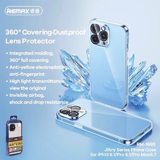 Ốp REMAX JILTRY RM1693 siêu mỏng mềm chống ố bảo vệ camera cho ip 13 13pro 13promax