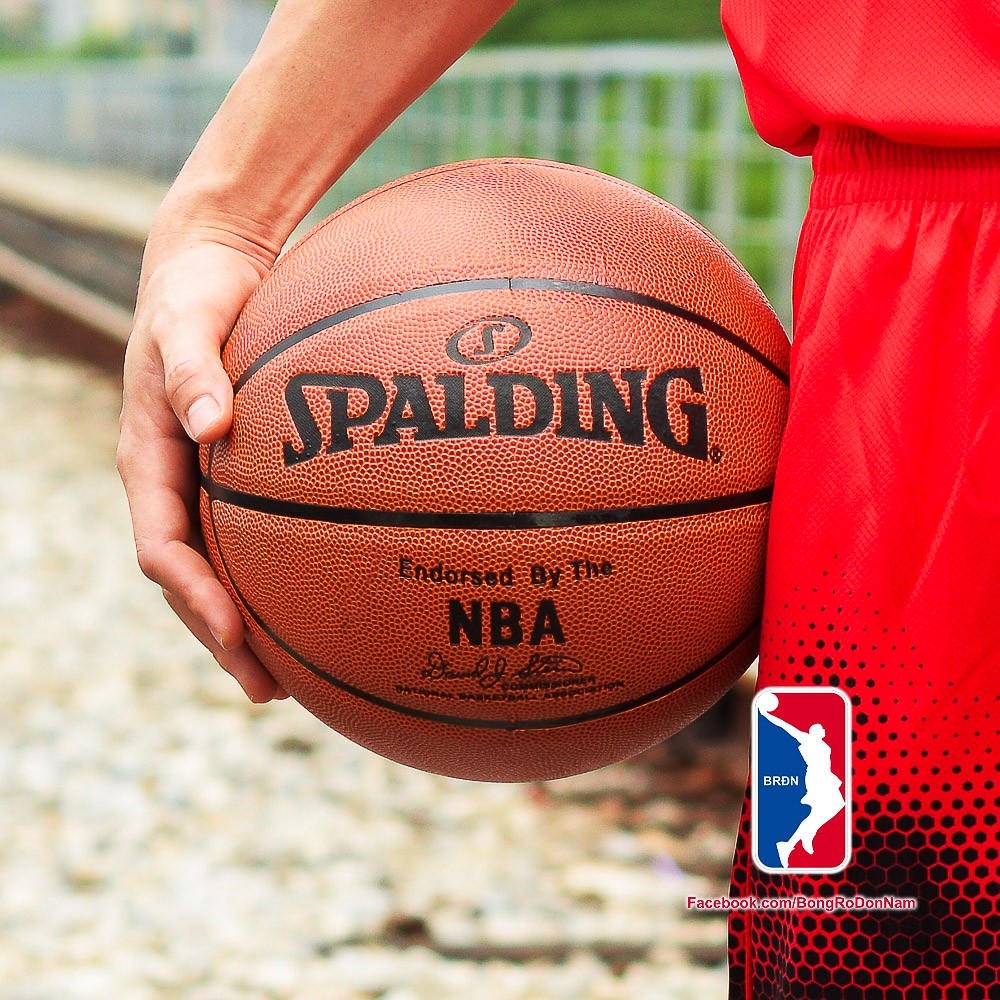 Bóng Rổ Da Cao Cấp - Bản thiết kế cho NBA - Size 7 - Tặng kèm Kim bơm, Túi lưới