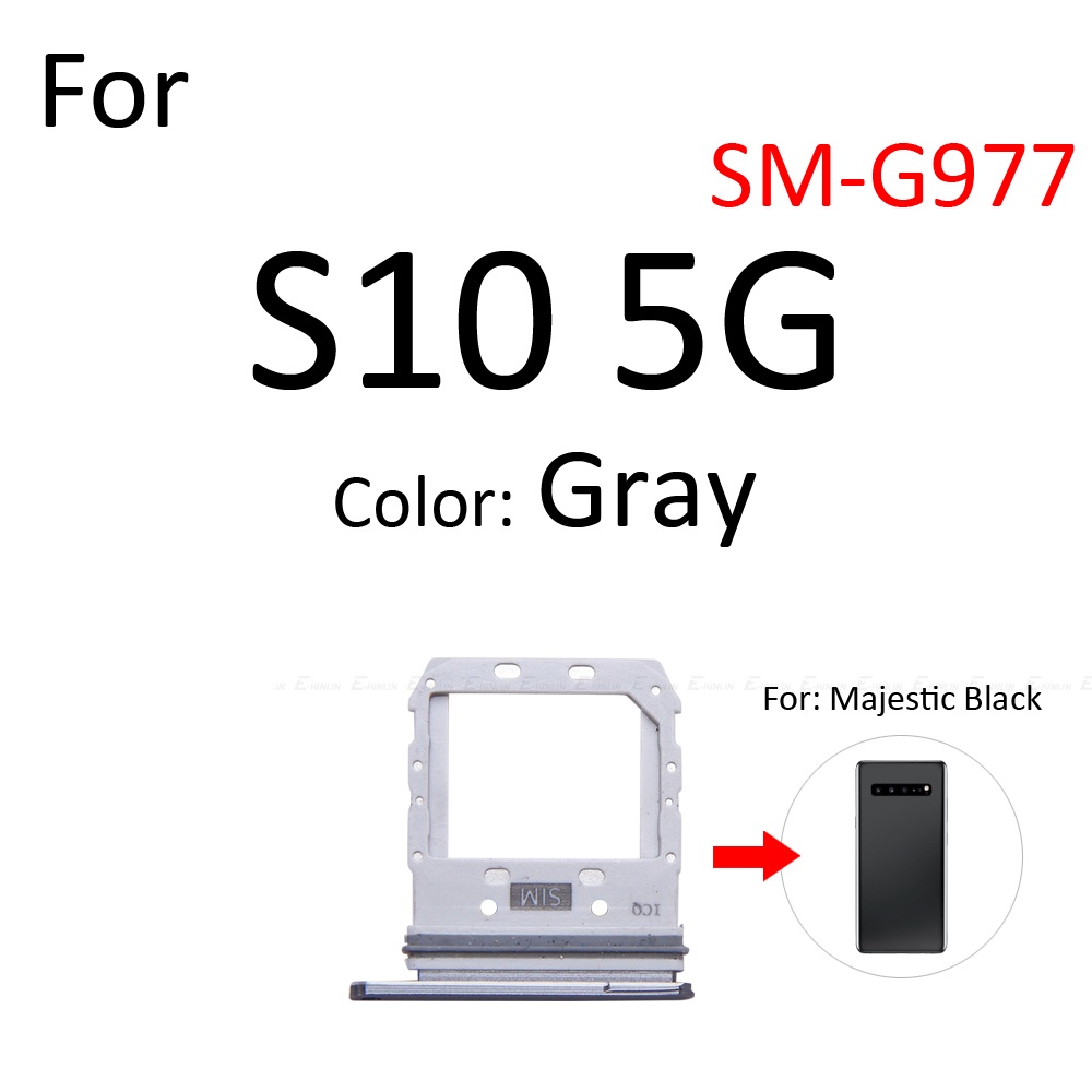 Khay Đựng Sim / Thẻ Nhớ Micro SD Thay Thế Chuyên Dụng Cho Samsung Galaxy S10 5G G973 G977