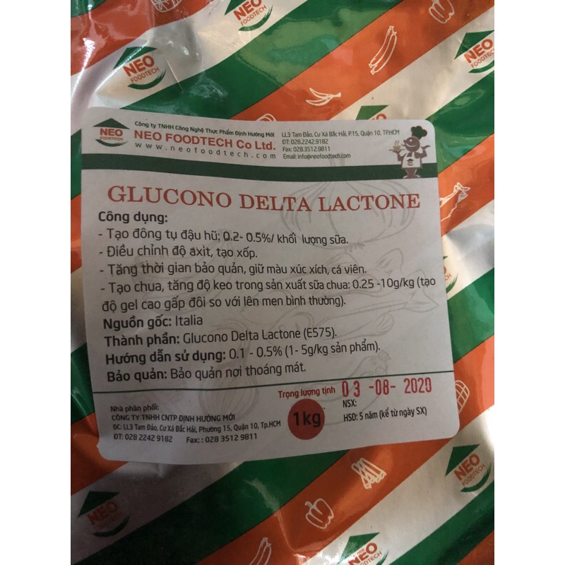 Đường Nho Glucono Delta Lactone 100gr Shopee Việt Nam