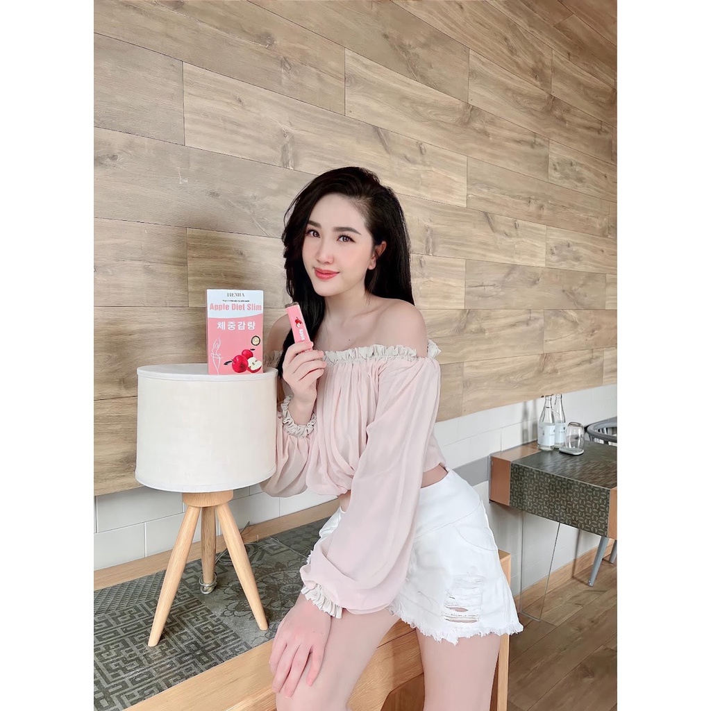 Ảnh Kẹo táo Hemia 1 hộp 8 gói tác dụng giảm cân an toàn hiệu quả tại nhà từ một liệu trình 3
