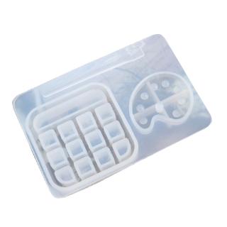 Khuôn silicone làm mặt dây chuyền/móc khóa resin họa tiết bảng vẽ độc đáo